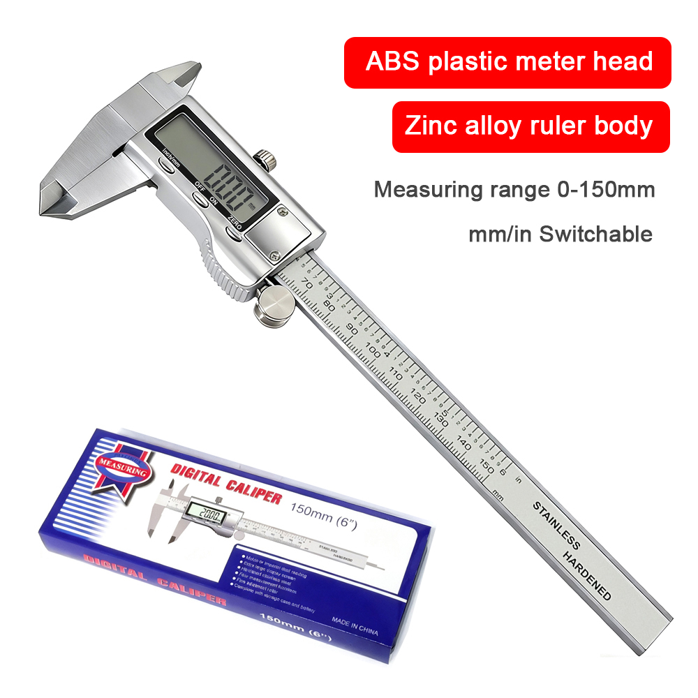 0-150mm Zinc Alloy Digital Cal - Digital Caliper 150Mm Stainless Steel review and price