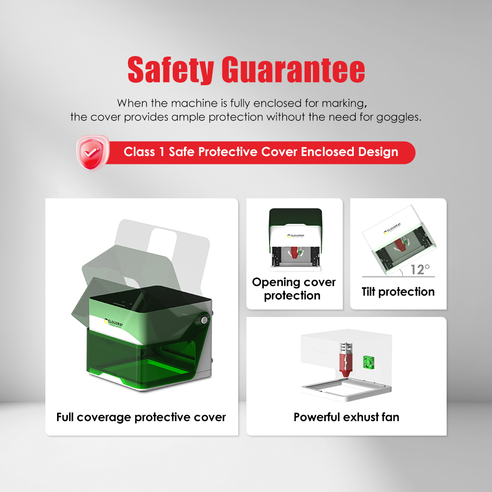 Cloudray 5000mw CNC Mini Laser - Fiber Laser Marking Machine 30W review and price